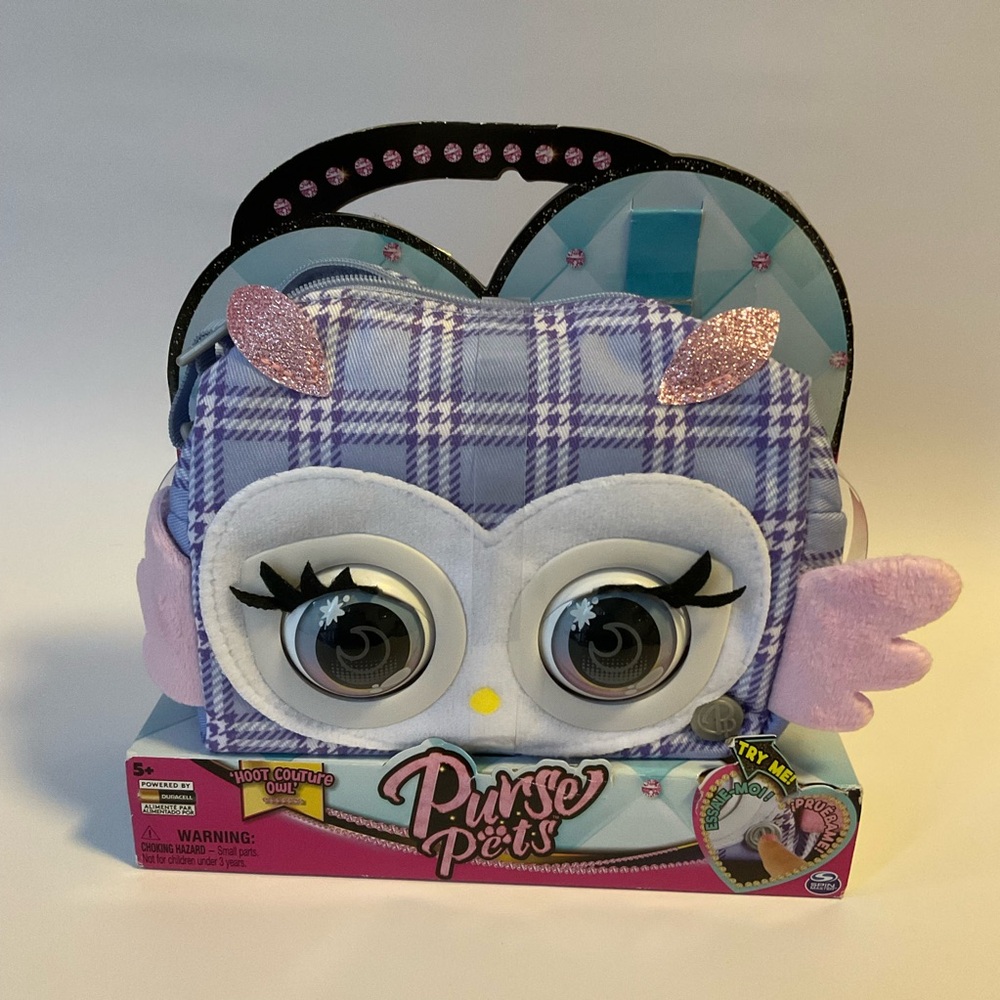 Owl Bag - Purple and Blue